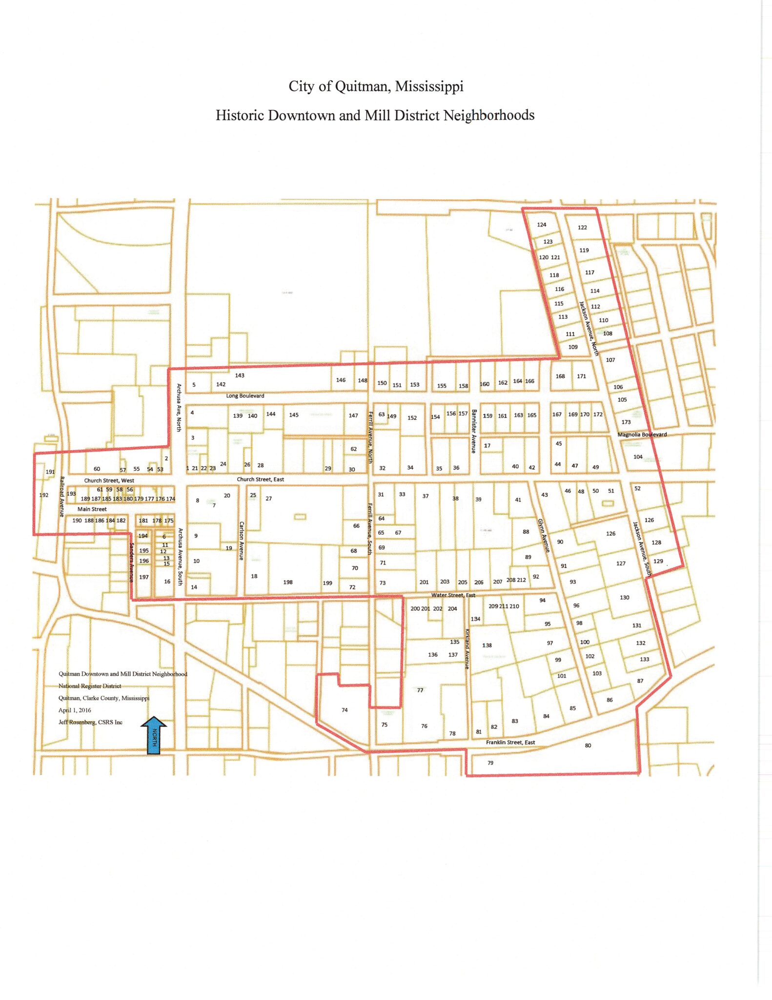 to The City of Quitman Quitman, Mississippi