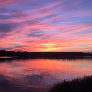 Archusa Lake sunset